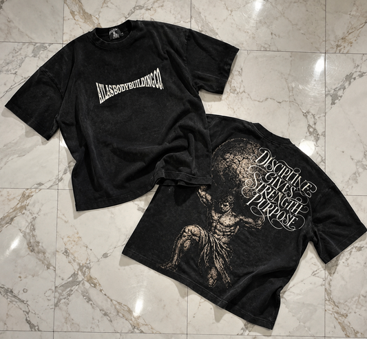 DISCIPLINE GIVES STRENGTH PURPOSE PUMP COVER T