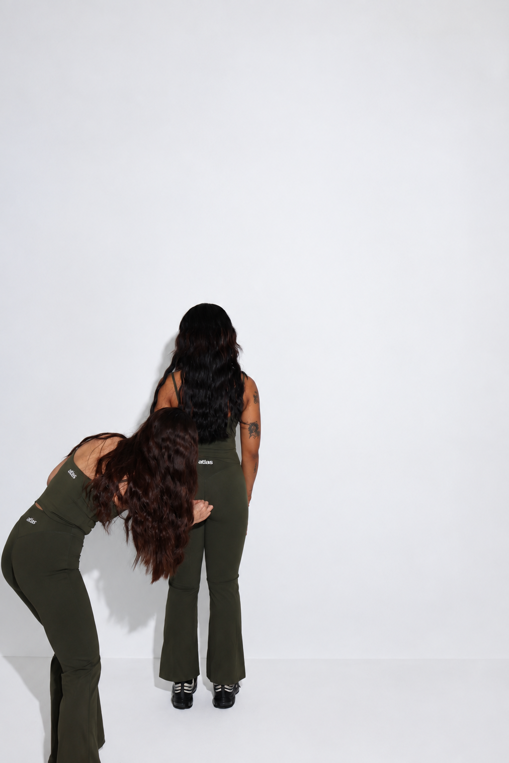 Olive Flare Leggings