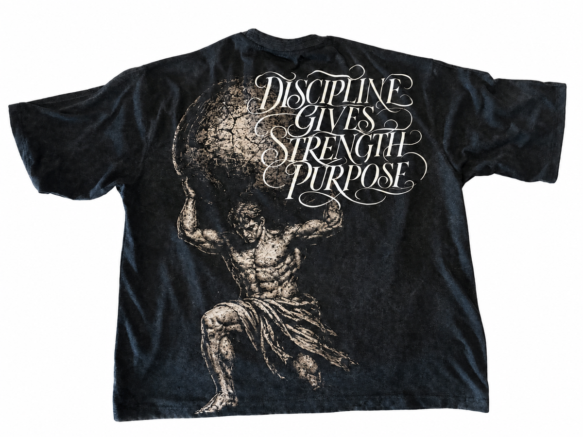 DISCIPLINE GIVES STRENGTH PURPOSE PUMP COVER T