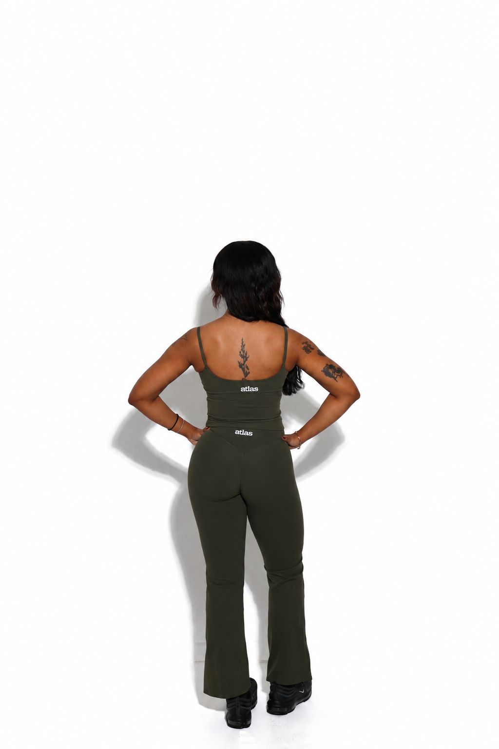 Olive Spaghetti Strap Top