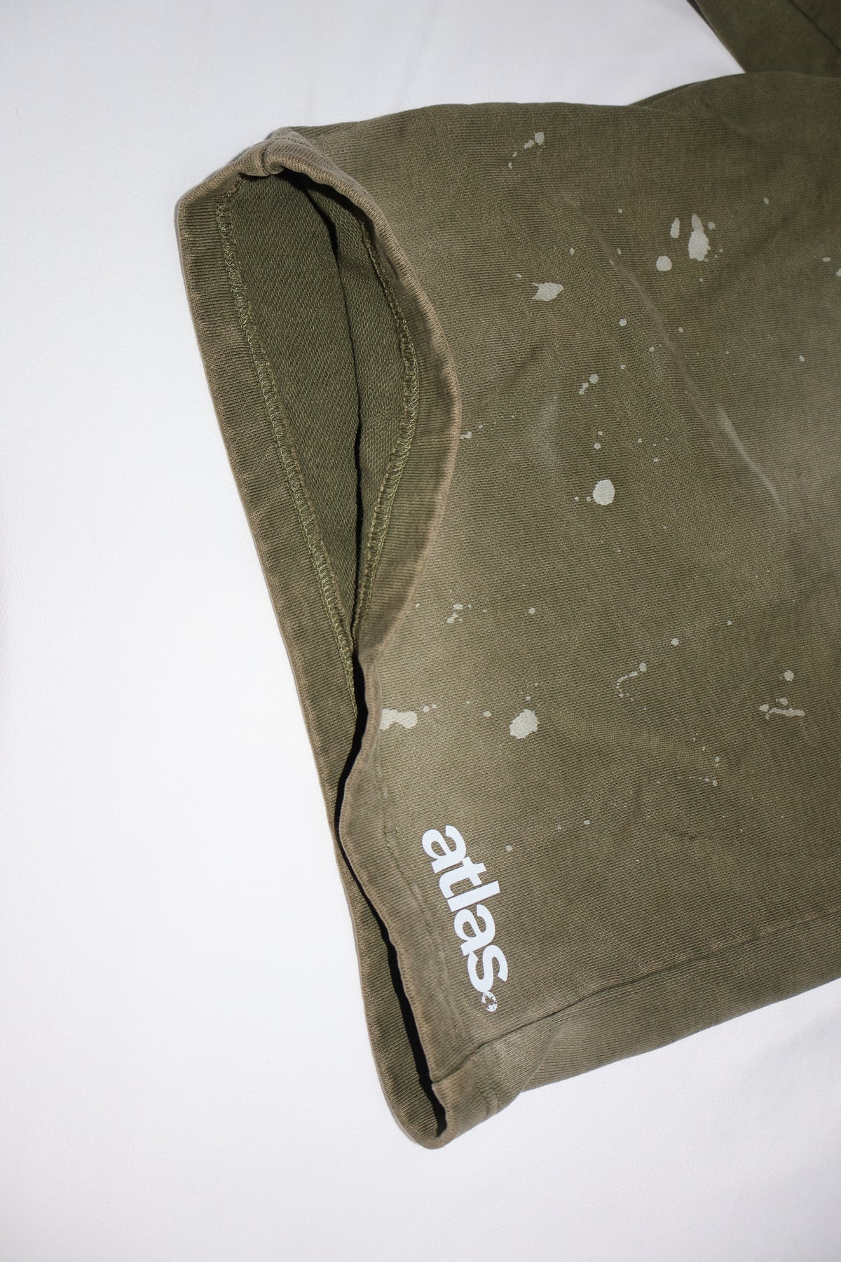 OLIVE DISTRESSED SHORTS